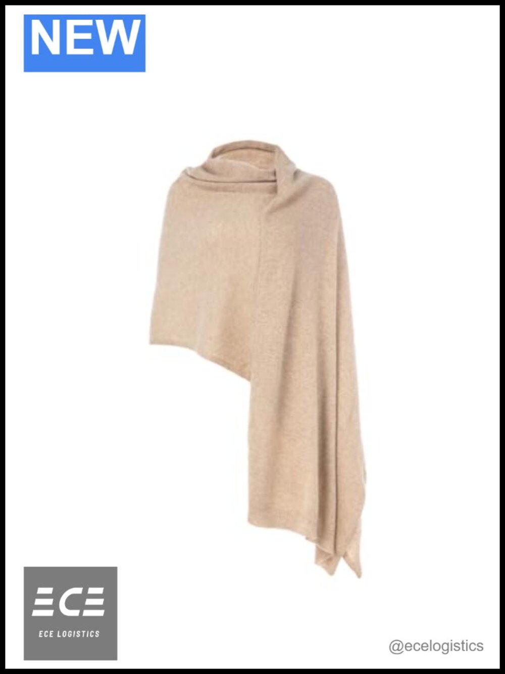 100% Pure Cashmere Knitted Shawl Wrap Extra Large Pashmina Stole